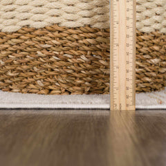 Deja Cream & Gold Area Rug - Clearance - Ornate Home