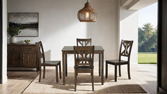 Dekalb Brown 5 Pc. Dining Set - Ornate Home
