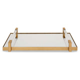 Deki Gold Mirrored Tray - Ornate Home