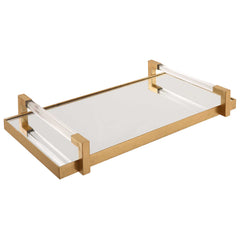 Deki Gold Mirrored Tray - Ornate Home
