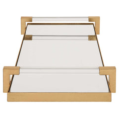 Deki Gold Mirrored Tray - Ornate Home