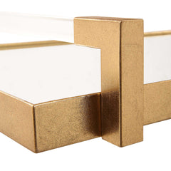 Deki Gold Mirrored Tray - Ornate Home