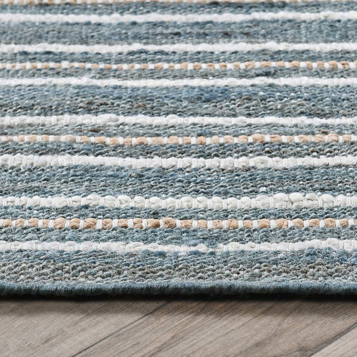 Del Mar Aqua Blue/Multi Rug - Ornate Home