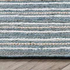Del Mar Aqua Blue/Multi Rug - Ornate Home
