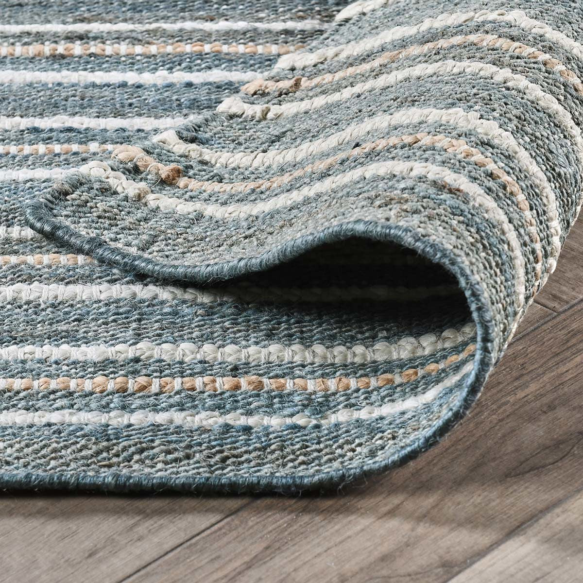 Del Mar Aqua Blue/Multi Rug - Ornate Home