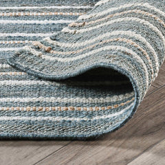 Del Mar Aqua Blue/Multi Rug - Ornate Home