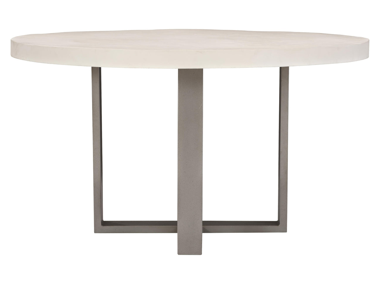 Del Mar Bone/Flint Grey Outdoor Dining Table - Ornate Home