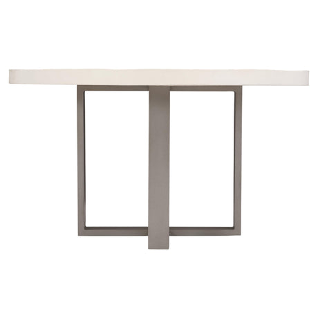 Del Mar Bone/Flint Grey Outdoor Dining Table - Ornate Home