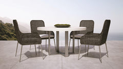 Del Mar FLINT GRAY Outdoor Dining Table - Ornate Home