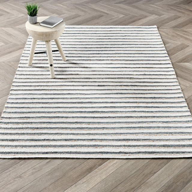 Del Mar Ivory/Aqua Rug - Ornate Home