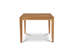 Del Ray 39-inch Square Teak Outdoor Dining Table with Umbrella Hole - Ornate Home