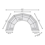 Del Sol Outdoor Sectional - Ornate Home