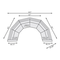 Del Sol Outdoor Sectional - Ornate Home
