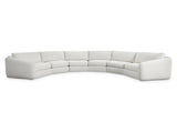 Del Sol White/Cream Outdoor Sectional - Ornate Home