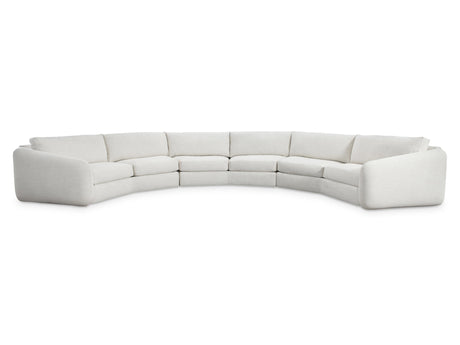 Del Sol White/Cream Outdoor Sectional - Ornate Home