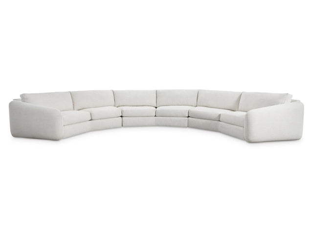 Del Sol White/Cream Outdoor Sectional - Ornate Home