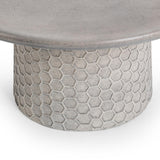 Delaine Light Gray Outdoor Coffee Table - Ornate Home