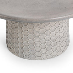 Delaine Light Gray Outdoor Coffee Table - Ornate Home