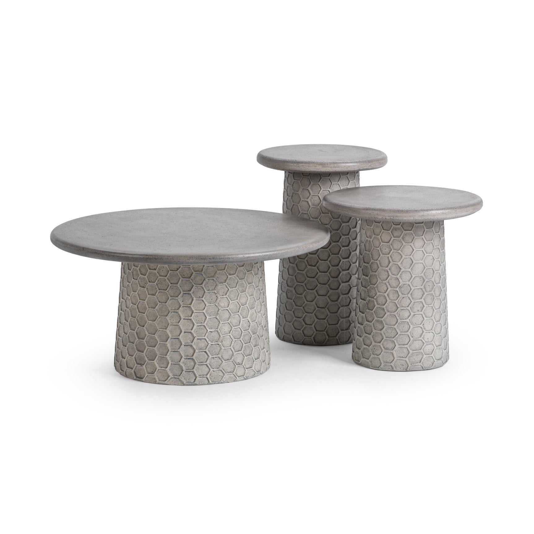 Delaine Light Gray Outdoor Coffee Table - Ornate Home