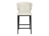 Delaney Beige Counter Stool - Ornate Home