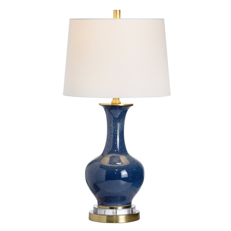 Delaney Blue/Gold Table Lamp (Set of 2) - Ornate Home