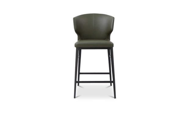 Delaney Dark Green Counter Stool - Ornate Home