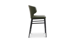 Delaney Dark Green Counter Stool - Ornate Home