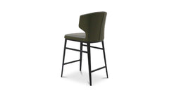 Delaney Dark Green Counter Stool - Ornate Home