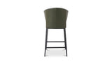 Delaney Dark Green Counter Stool - Ornate Home