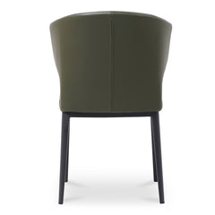 Delaney Dark Green Dining Chair (Set of 2) - Ornate Home