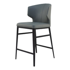 Delaney Grey Counter Stool - Ornate Home