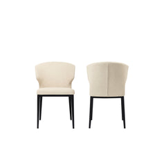 Delaney Warm Beige Dining Chair (Set of 2) - Ornate Home