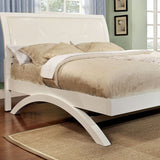 Delano White Cal.King Bed - Ornate Home