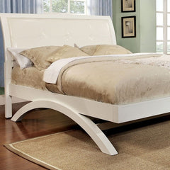 Delano White Cal.King Bed - Ornate Home