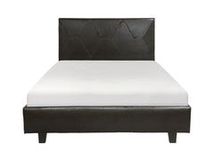 Deleon Brown California King Platform Bed - Ornate Home