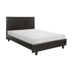 Deleon Brown Queen Platform Bed - Ornate Home