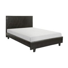 Deleon Brown Queen Platform Bed - Ornate Home