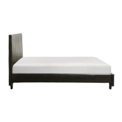 Deleon Brown Queen Platform Bed - Ornate Home