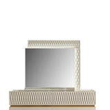 Delfano Beige Bedroom Mirror - Ornate Home