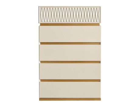 Delfano Beige Chest - Ornate Home