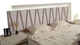 Delfano Beige Queen Bedroom Set / 4pc - Ornate Home