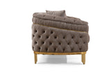 Delfi Taupe Chair - Ornate Home