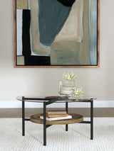 Delfin Brown Coffee Table - Ornate Home