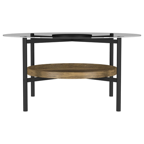 Delfin Brown Coffee Table - Ornate Home