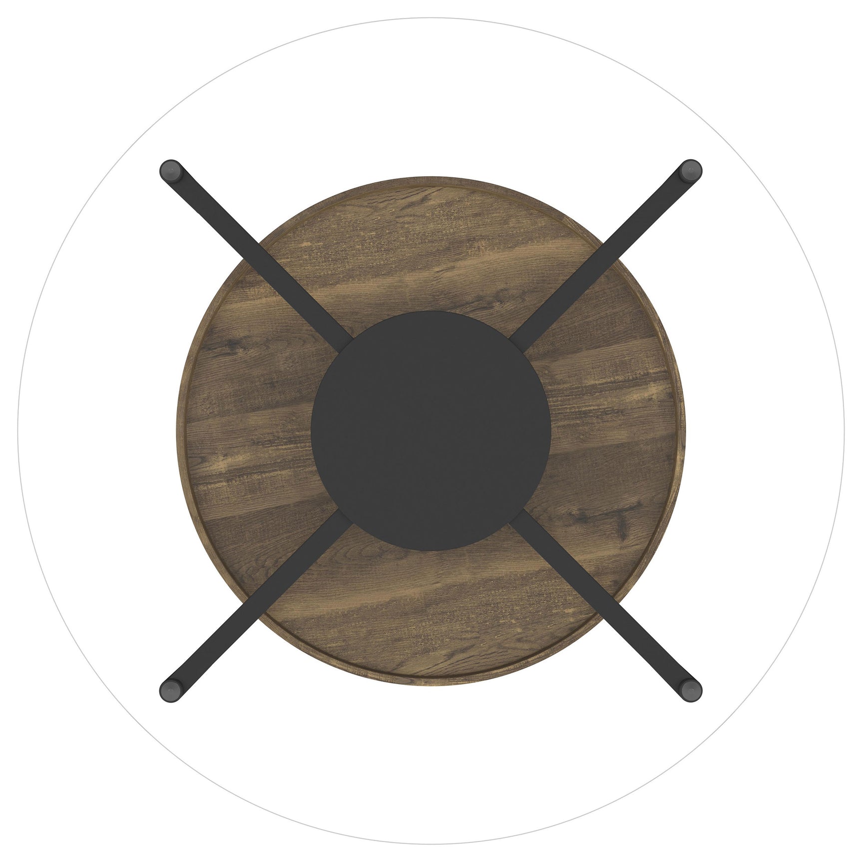 Delfin Brown Coffee Table - Ornate Home