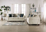 Delgada Beige Loveseat - Ornate Home