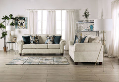Delgada Beige Loveseat - Ornate Home