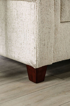 Delgada Beige Loveseat - Ornate Home