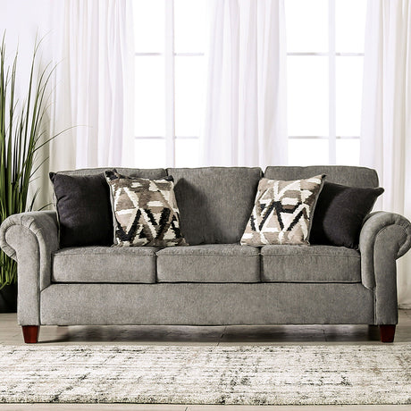 Delgada Graphite Sofa & Loveseat - Ornate Home