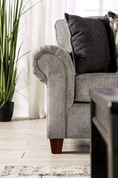Delgada Graphite Sofa & Loveseat - Ornate Home